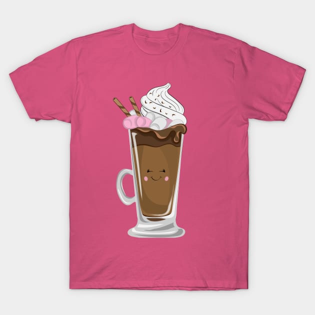 Cosy Hot Chocolate Drink T-Shirt by Cosmic-Fandom